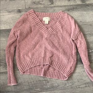 Crop top sweater